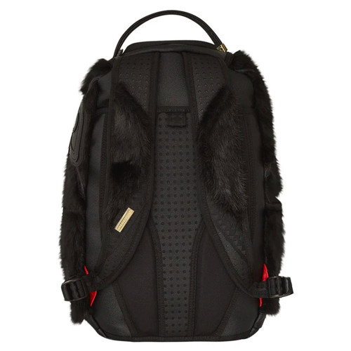 Sprayground Τσάντα πλάτης Nissim Black DLXSF Faux Fur Backpack